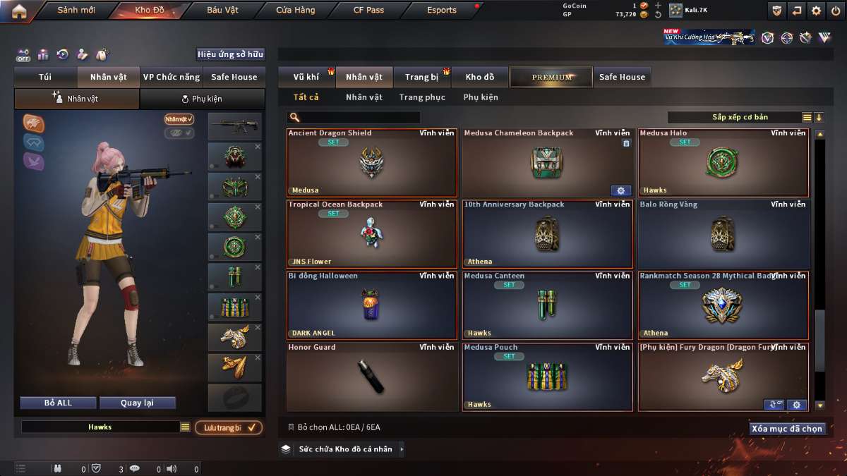 shop acc cf uy tin gia re